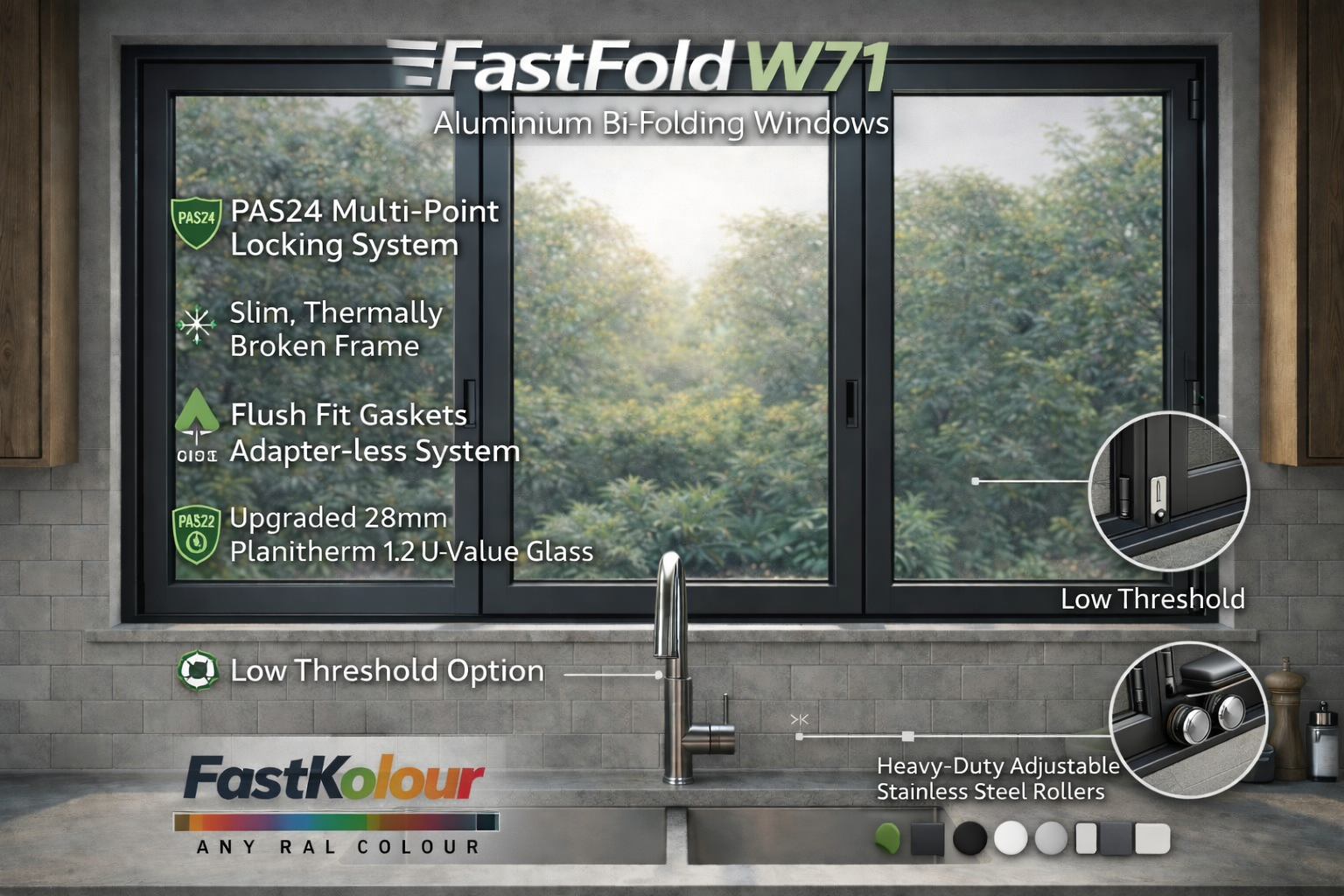 Bi-fold window technical specification